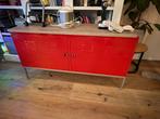 Rood IKEA TV-kast, Ophalen, Gebruikt, 100 tot 150 cm, Metaal