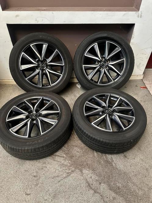 19 inch originele Mazda velgen | 5x114.3 | ET45 | met banden, Auto-onderdelen, Banden en Velgen, Banden en Velgen, Zomerbanden