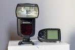 Godox TT685 flitser en trigger voor Fuji, Ophalen of Verzenden, Gebruikt, Overige merken, Kantelbaar