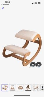 Ergonomische kniestoel, Huis en Inrichting, Ophalen of Verzenden, Zo goed als nieuw, Zwart, Bureaukruk