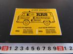 sticker RRS riool reinigings service enschede hengelo dracht, Ophalen, Zo goed als nieuw, Bedrijf of Vereniging