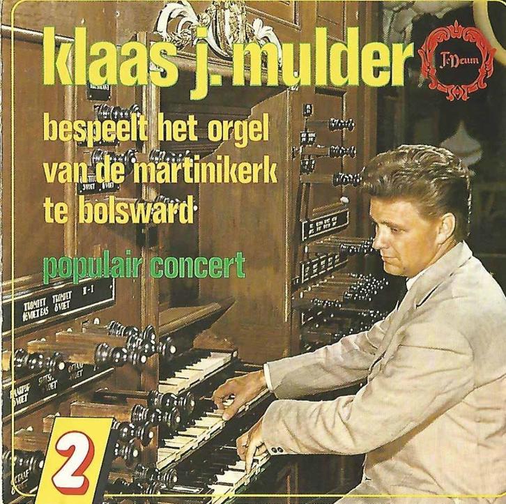 OrgelCD: Klaas Jan Mulder - Populair concert Bolsward deel 2, Cd's en Dvd's, Cd's | Religie en Gospel, Zo goed als nieuw, Koren of Klassiek