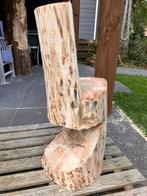 Boomstam stoel, Verzenden, Nieuw, Hout
