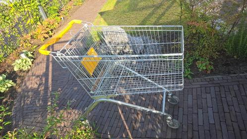 Winkelwagen / Boodschappenwagen / Kar / Transportkar, Doe-het-zelf en Verbouw, Transportwagens, Gebruikt, Transportkar, Ophalen