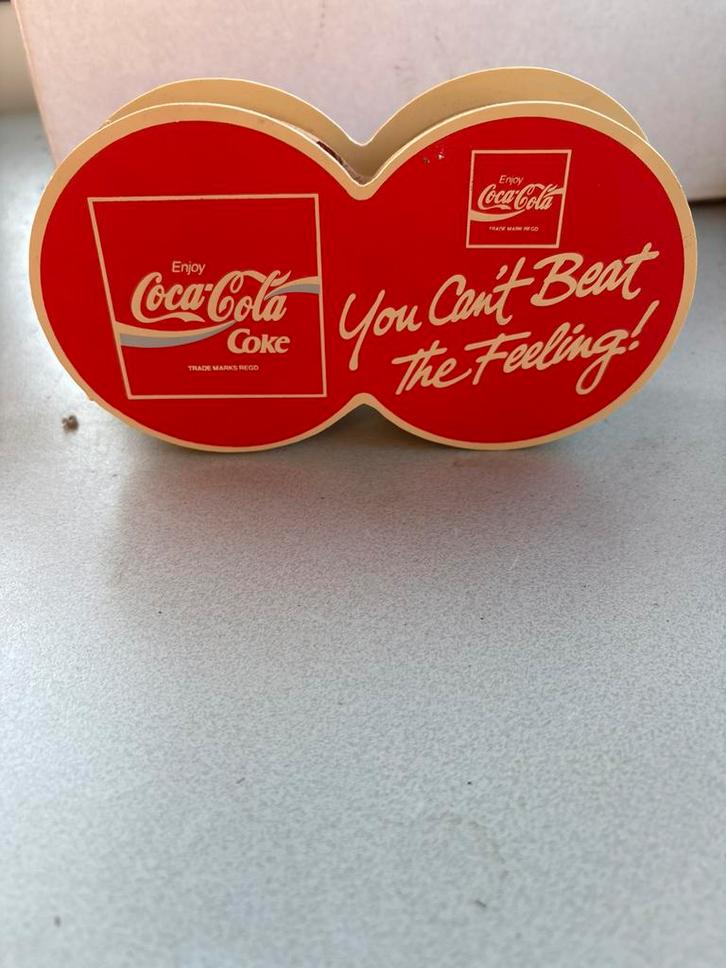 Coca-Cola onderzetters , merk, viltjes, vintage, houder,, Verzamelen, Merken en Reclamevoorwerpen, Gebruiksvoorwerp, Ophalen of Verzenden