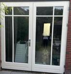 Tuindeuren met 3 punt sluiting en kozijn, Doe-het-zelf en Verbouw, Kozijnen en Schuifpuien, Ophalen, Deurkozijn, Zo goed als nieuw