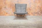 Als NIEUW! grijze leren Harvink Uncle Sam design fauteuil