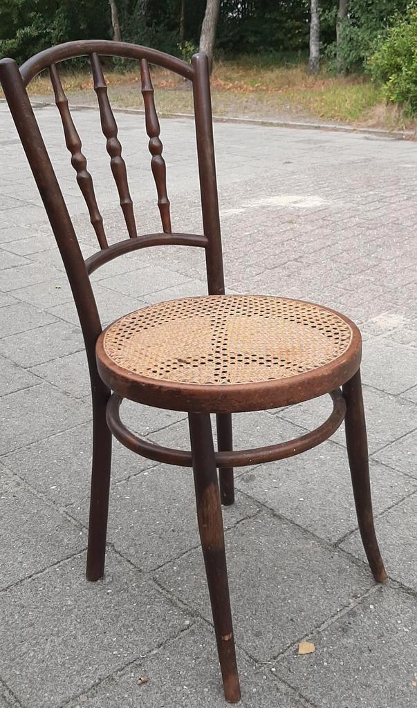 Antieke Houten Stoel Jacob & Josef Kohn., Antiek en Kunst, Antiek | Meubels | Stoelen en Banken, Ophalen