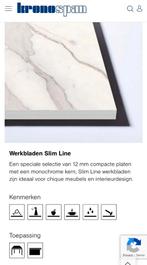 Kronospan Slim Line Keuken Werkbladen Venato, Doe-het-zelf en Verbouw, Ophalen, Nieuw, HPL, Minder dan 20 mm