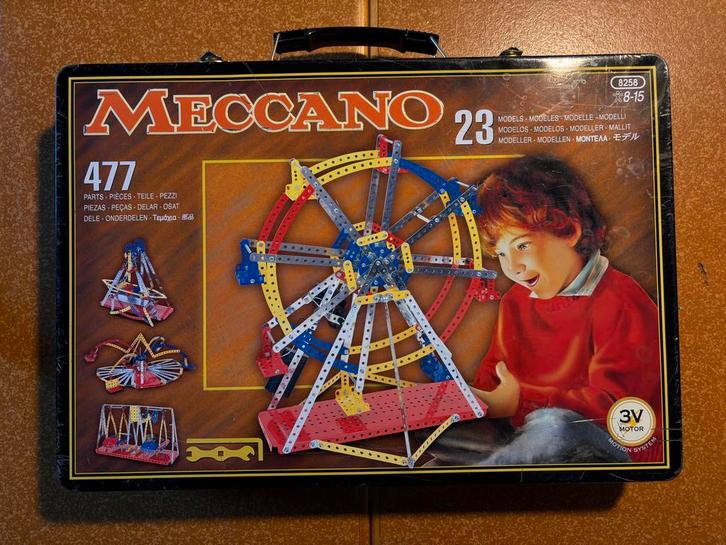 Meccano Koffer 8258 - 23 Modellen, Kinderen en Baby's, Speelgoed | Overig, Gebruikt, Jongen of Meisje, Ophalen