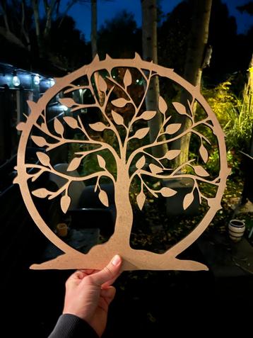 Levensboom MDF Lasergesneden - 36cm beschikbaar voor biedingen