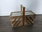 LEUKE OUDE BROCANTE HOUTEN NAAIBOX, Hobby en Vrije tijd, Naaien en Fournituren, Ophalen of Verzenden, Gebruikt, Overige typen