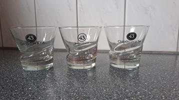 3 licor 43 Orochata glazen  beschikbaar voor biedingen