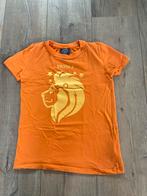 Oranje t shirt voor koningsdag, Kinderen en Baby's, Kinderkleding | Maat 134, Jongen, Ophalen of Verzenden, Zo goed als nieuw