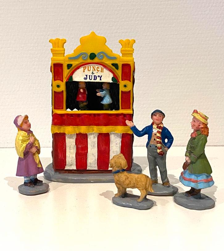 Lemax Punch And Judy, set of 5 (82524) (Rare), Diversen, Kerst, Verzenden