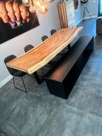 Metalen bank 250 cm DR Metal Design, Ophalen of Verzenden, Zo goed als nieuw, Metaal, 200 tot 250 cm