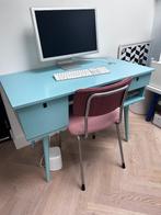 2 stuks Vintage midcentury retro bureau, Huis en Inrichting, Bureaus, Ophalen, Gebruikt, Bureau