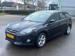 Ford Focus 1.0 Ecoboost 92KW Wagon 2012 Zwart, Auto's, 125 pk, Zwart, Handgeschakeld, 1216 kg