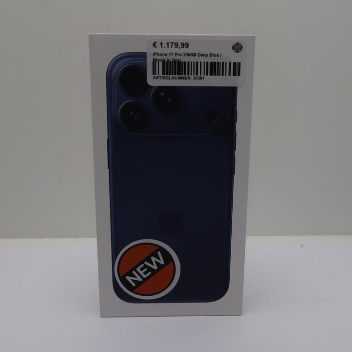iPhone 17 Pro 256GB Deep Blue | Nieuw in Seal, Telecommunicatie, Mobiele telefoons | Apple iPhone, Nieuw