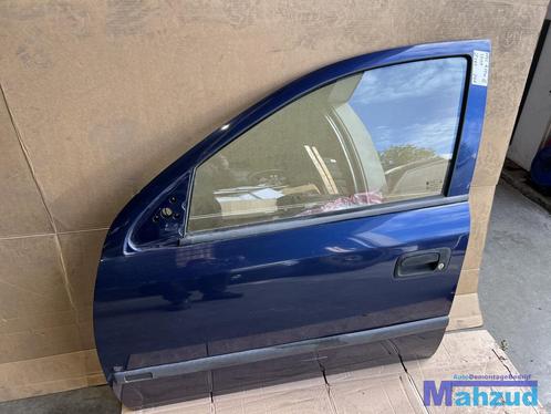 OPEL ASTRA G Blauw Z288 Links voor deur portier 5 deurs, Auto-onderdelen, Carrosserie en Plaatwerk, Deur, Opel, Gebruikt, Ophalen
