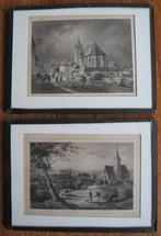 2 prenten uit Duitsland en Oostenrijk, Ophalen of Verzenden, Voor 1940, Gebruikt, Prent