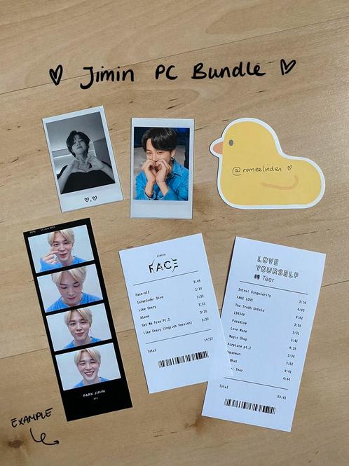 BTS Jimin photocard bundel, Verzamelen, Muziek, Artiesten en Beroemdheden, Ophalen of Verzenden