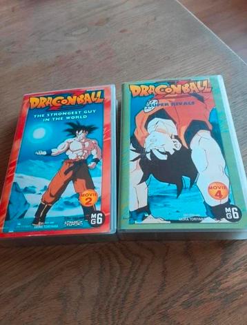 DragonBall Z movie 2 en 4 op videoband.  beschikbaar voor biedingen