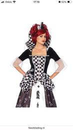 Kostuum Schaakkoningin maat M / L, Ophalen of Verzenden, Zo goed als nieuw, Maat 38/40 (M), Carnaval