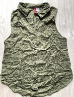 Leger groene blouse H&M maat 34 (XS), H&M, Ophalen of Verzenden, Zo goed als nieuw, Maat 34 (XS) of kleiner