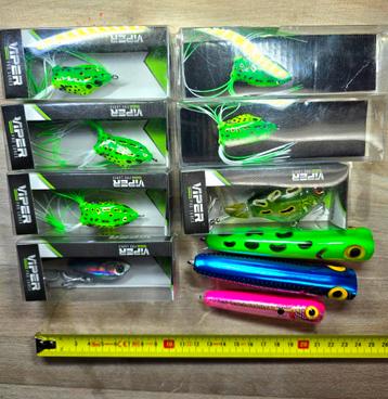 Partij oppervlakte kunstaas : 10x : Viper / Storm beschikbaar voor biedingen