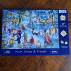 puzzel 1000 stukjes merk HOP nr 9 Frosty & Friends, Gebruikt, 500 t/m 1500 stukjes, Legpuzzel, Ophalen