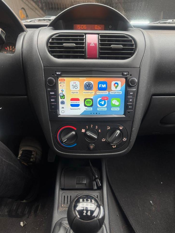 CarPlay & Achteruitrijcamera voor Opel Corsa, Auto diversen, Autoradio's, Gebruikt, Ophalen of Verzenden