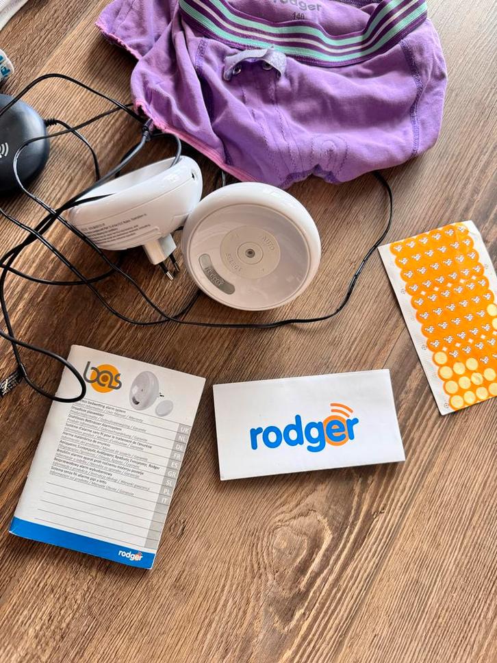 Rodger plaswekker met 2 alarmen 4 broekjes en een trilunit, Kinderen en Baby's, Kinderkleding | Overige, Gebruikt, Jongen of Meisje