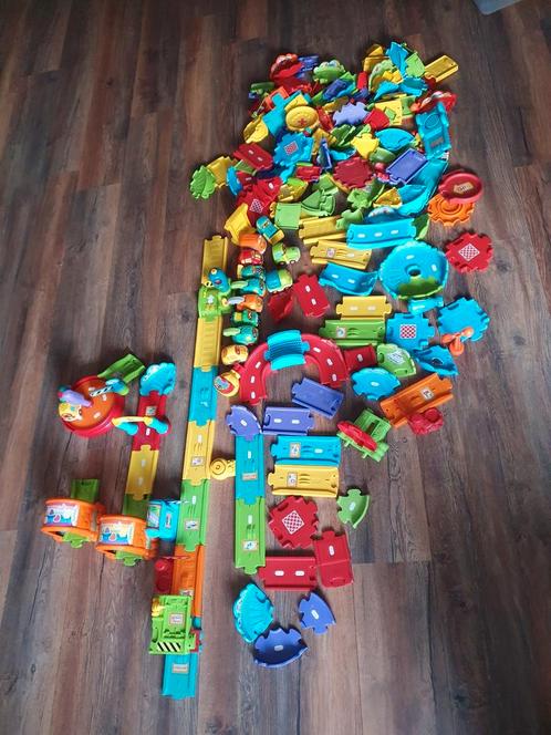 VTech Toet Toet Auto's - Grote Set met Baan en Auto's, Kinderen en Baby's, Speelgoed | Overig, Gebruikt, Jongen of Meisje, Ophalen of Verzenden