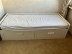 IKEA bed, Ophalen, Eenpersoons, Wit, 80 cm