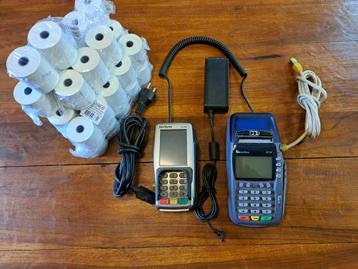 CCV pin VX 570 apparaat of betaalautomaat met kassa rollen  beschikbaar voor biedingen