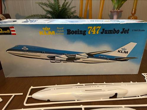 Revell KLM Boeing 747 Jumbo Jet 1/144 Scale, Hobby en Vrije tijd, Modelbouw | Vliegtuigen en Helikopters, Zo goed als nieuw, Vliegtuig