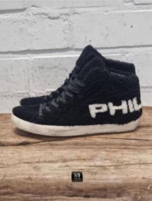 Philippe Model - Shearling teddy sneakers maat 41 Nieuw €320, Kleding | Dames, Schoenen, Nieuw, Sneakers of Gympen, Zwart, Ophalen of Verzenden