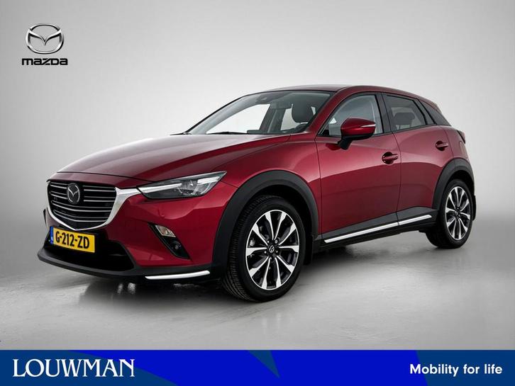 Mazda CX-3 2.0 SkyActiv-G 120 GT-M automaat | Leder | Trekha, Auto's, Mazda, Bedrijf, Te koop, CX-3, ABS, Achteruitrijcamera, Adaptive Cruise Control