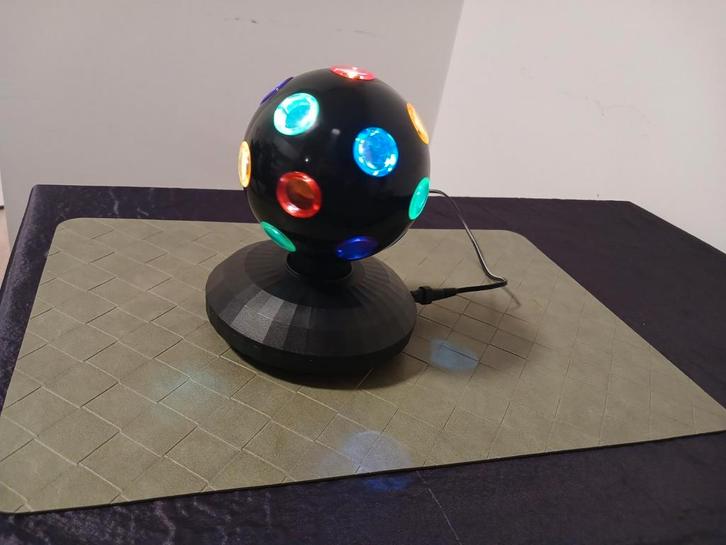 Discobal met kleurige lichteffecten, Muziek en Instrumenten, Licht en Laser, Zo goed als nieuw, Discobol, Ophalen of Verzenden