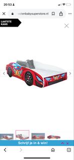Peuter Autobed met Lattenbodem en Matras, Kinderen en Baby's, Kinderkamer | Bedden, Ophalen, 70 tot 85 cm, 140 tot 160 cm, Zo goed als nieuw