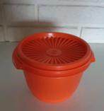 Tupperware sterdeksel bewaardoos. Oranje. Vintage, Huis en Inrichting, Keuken | Tupperware, Ophalen of Verzenden, Zo goed als nieuw
