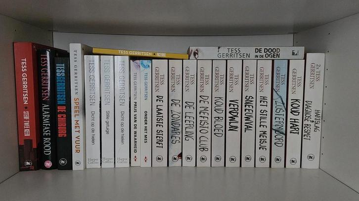 Tess Gerritsen Boeken Collectie, Boeken, Encyclopedieën, Gelezen, Los deel, Medisch, Ophalen of Verzenden