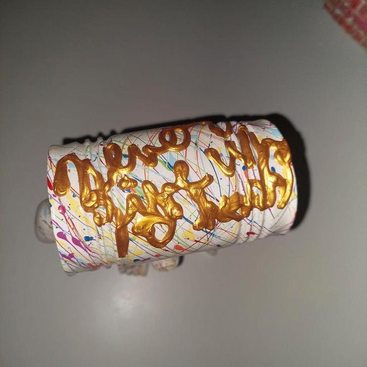 Decoratieve Gorilla met Kleurrijke Verfspatten, Antiek en Kunst, Kunst | Beelden en Houtsnijwerken, Ophalen