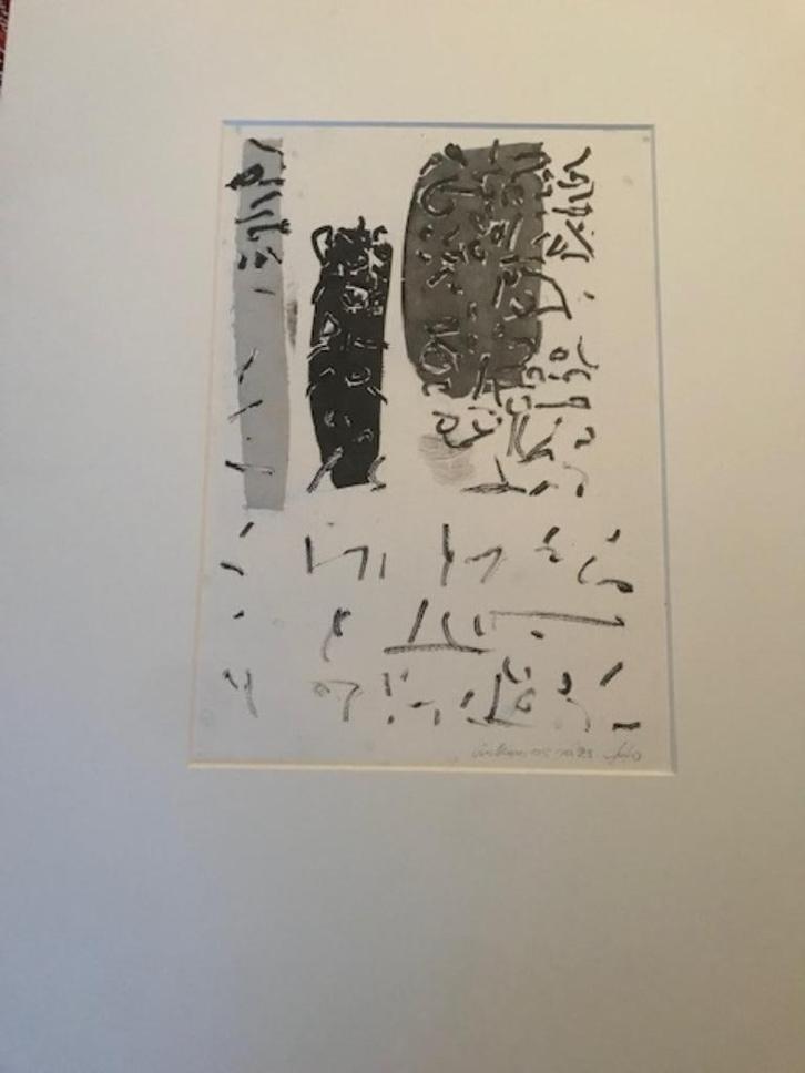 Gouche - zonder titel - ...Frans van Bommel (1939 - 2007), Antiek en Kunst, Kunst | Designobjecten, Ophalen