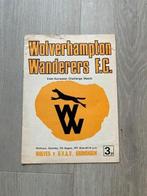 PROGRAMMA WOLVERHAMTON - GVAV GRONINGEN 7-8-1971, Ophalen of Verzenden, Gebruikt, Buitenlandse clubs, Boek of Tijdschrift