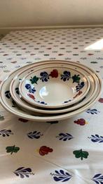 set diamant schaaltjes van boerenbont., Ophalen of Verzenden, Aardewerk, Boerenbont, Schaal of Schalen