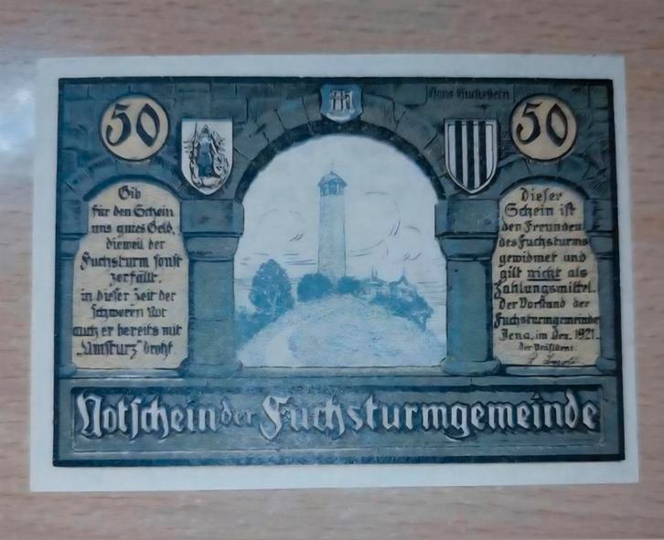 Duits Notgeld Jena Noodgeld, Postzegels en Munten, Bankbiljetten | Europa | Niet-Eurobiljetten, Duitsland, Ophalen of Verzenden