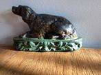 Antieke Gietijzeren Deurstopper Hond, Ophalen of Verzenden