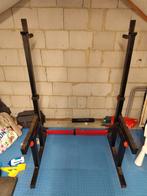 Homegym squat rack 30mm schijven schijvenstandaard barbell, Ophalen, Gebruikt, Metaal, Krachtstation